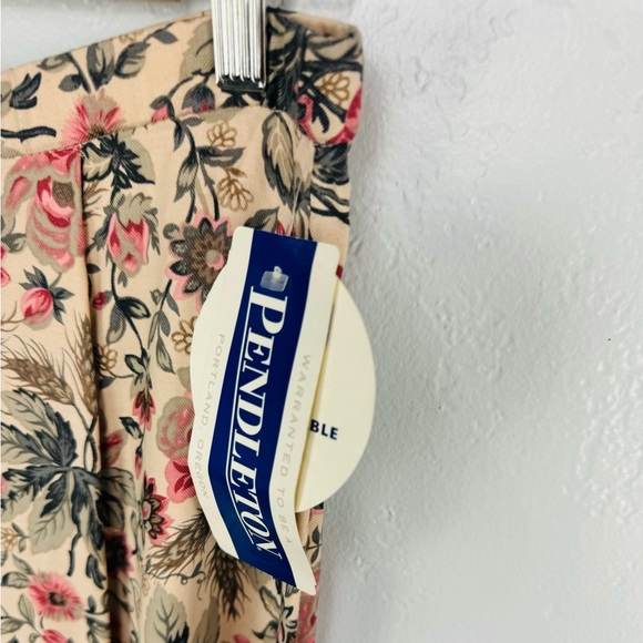 NWT Pendleton Floral Shabby Chic Cottage Core Long Maxi Skirt Blush Pink - Picture 3 of 11